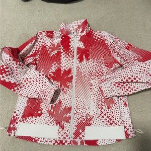 NWOT Team Canada 2025 Olympics lululemon jacket size 2 red white full zip